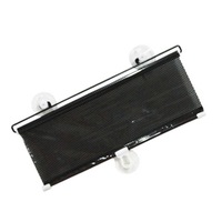 2PCS Retractable Car Window Sun Shade for Automobile Front Windshield, Size: 125cm x 50cm, Color :Black