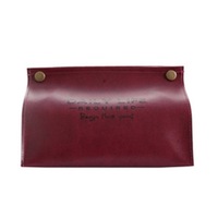 2Pcs Retro Leather Tissue Box 3D Letter Napkin Container Home Car Office Hotel Towel Kitchen Papers Dispenser Holder Cases Decoration