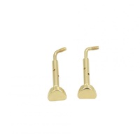 2Pcs/Set Adjustable Chinrest Clamps For 3/4 4/4 Violin Screws Violin Accessory Kit Gold
