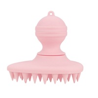 2Pcs Silicone Hair Brush Shampoo Scalp Comb Head Spa Slimming Massage Body Hair Washing Soft Protable Shower Bath