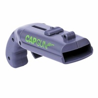 2Pcs Threes Abs Cap Launcher Shooter Bottle Opener Magnetic Drink Corkscrew For Home Party Drinking Grandpa Gray