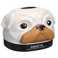 2Pcs Tissue Box Dispenser Dog Cover Paper Storage Holder Napkin Organizer Home Case