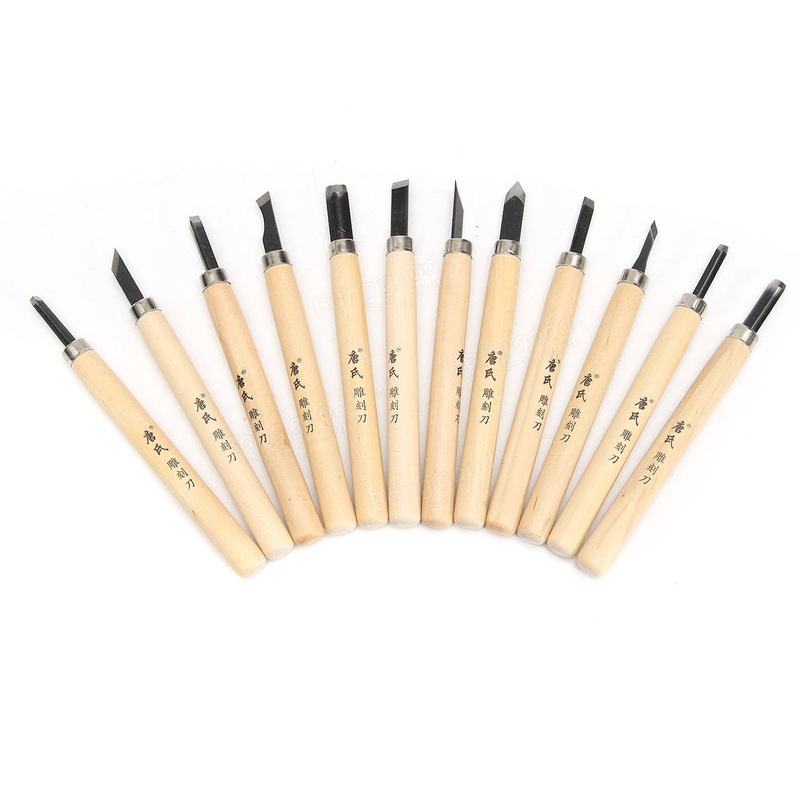 Buy 2Set 12Pcs Wood Carving Hand Chisel Tool Set Wood Working ...