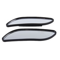 2SETS 3R-067 2 PCS/SET Car Blind Spot and Wide Rear View Wide Angle Adjustable Mirror(Black)