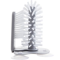3 Pcs Washing Suction Cup Stand Glassware Milk Bottle Cleaning Brush Tool