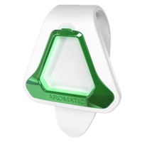 3 Pcs Hanging Aroma Clip Air Freshener Nature Perfume Smell Aromatherapy For Sun Visor Backseat(White + Green)