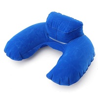 3 Pcs Inflatable Soft Travel Pillow Air Cushion Neck U-Shaped Rest Compact