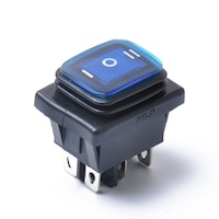 3 Pcs On-Off-On 6 Pin 12V Car Boat Led Light Rocker Toggle Switch Latching Waterproof
