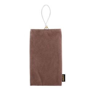 3 Pcs Soft Flannel Pouch Bag With Pearl Button For Up To 5.5 Inch Screen Phone