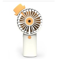 3 Speed Mini Fan Handheld Rechargeable Usb Cooling Desktop Cooler White