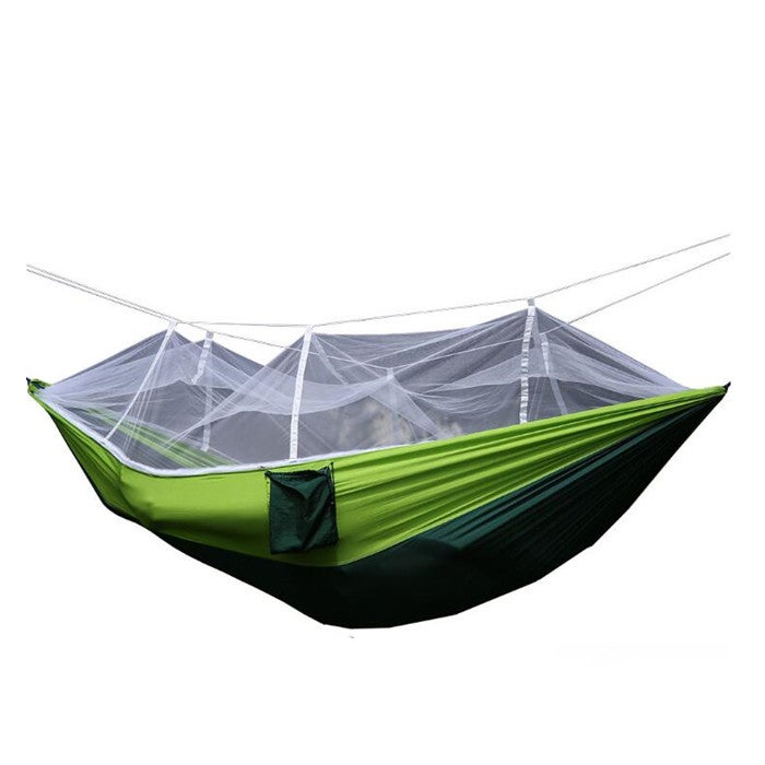 300Kg Double Camping Hammock Parachute Fabric With Mosquito Net 01