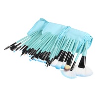 32 Pcs Professional Kabuki Makeup Brushes Set And Cosmetic Case