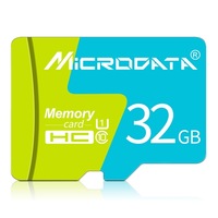 32Gb Blue And Green Tf(Micro Sd) Memory Card