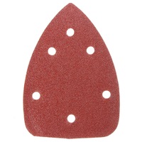 36Pcs 6 Holes 140Mm Triangle Sandpaper Sanding Sheets Mouse Sander Discs