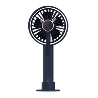 3Life 329 Antler Design Mini Fan Usb Charging With 1500Mah Lithium Battery Brushless Motor Blue