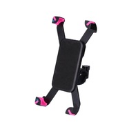 3PCS 360 Degree Rotation Adjustable Bicycle Handlebar Clip Holder For 3.5-7 Inch Phone GPS