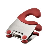 3Pcs Kitchen Functional Stainless Steel Convenient Pot Side Clips Anti-Scalding Spatula Spoon Holder