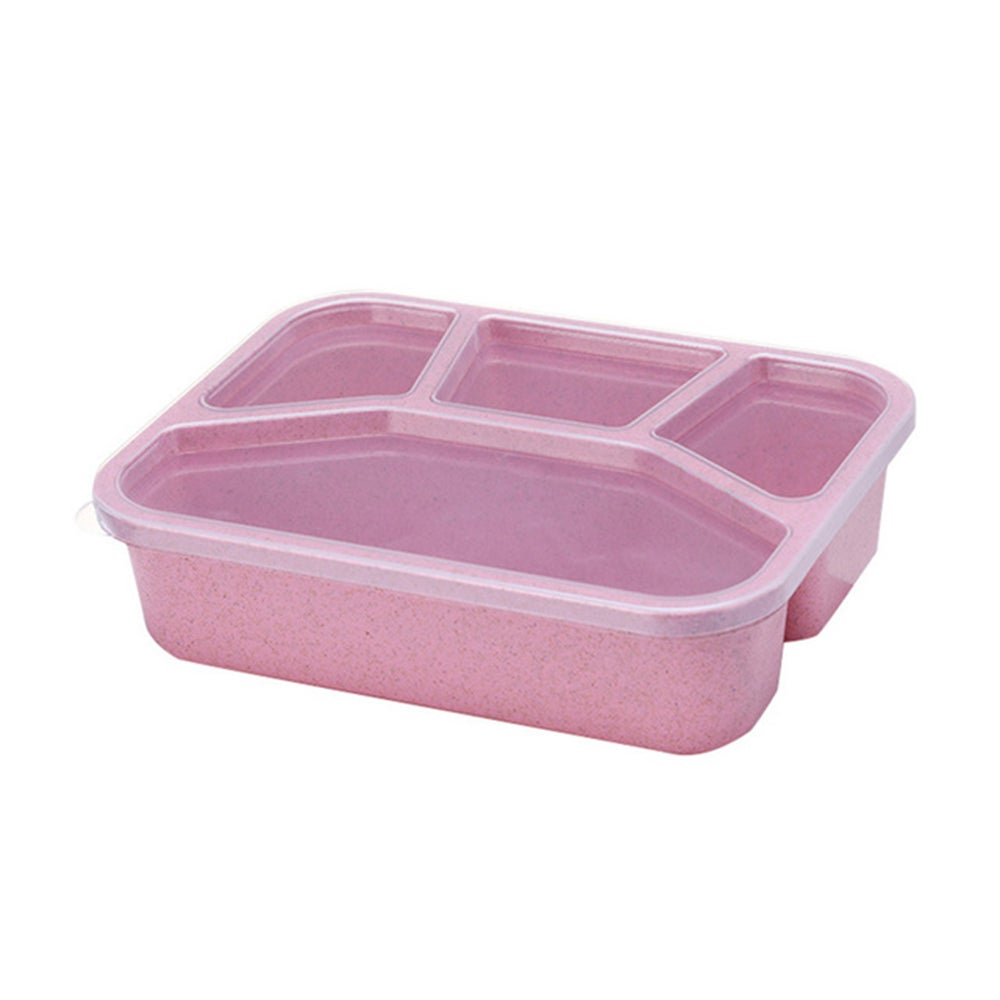 3Pcs Microwave Oven Bento Lunch Box Food Picnic Leak-Proof Fruit Lattice Storage Case For Children Adult Food Container