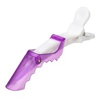 3Pcs Plastic Salon Clamps Crocodile Hairdressing Hair Clips Tool