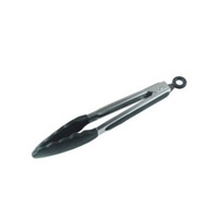 3Pcs Silicone Bbq Grilling Tong Salad Bread Serving Clip Non-Stick Kitchen Barbecue With Joint Lock Bbq Grill Black