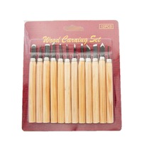 3Set 12Pcs Hand Wood Carving Chisels Steel Seal Stone Lettering Set Tools Engraving Pen