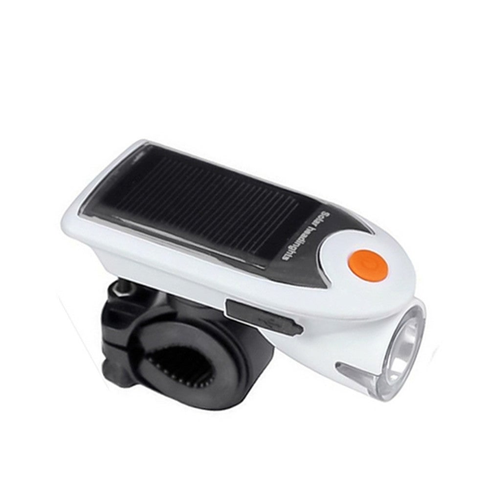 3W 240Lm Usb Solar Energy Motorcycle / Bicycle Front Light (White)