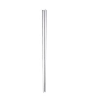 4 Pair Stainless Steel Solid Flat Adult Chopsticks Sushi Chop Sticks Dinnerware Korean Tableware