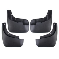 4 PCS Car Auto Semi-Rigid PVC Splash Flaps Mudguards Fender Guard for Audi Q7 07-15 Sport (Please note the year of car)