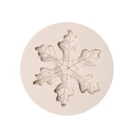 4 Pcs Christmas Snowflake Cake Chocolate Fondant Silicone Candy Mould Baking Mold Tool