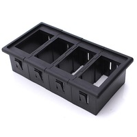 4 Plastic Rocker Switch Clip Panel Holder Housing Arb Carling Type