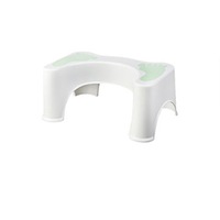 45x33x20cm Plastic Foldable Toilet Stool Anti-slip Feet Shower Chair For Bathroom GREEN COLOR