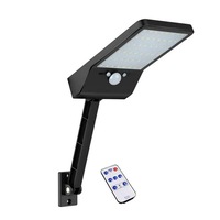48 Led Solar Wall Light Pir Motion Sensor Outdoor Yard Street Lamp Waterproof With Remote Control
