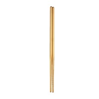 4Pair Reusable Silver / Gold / Rose Gold / Rainbow Chopstick Durable Sushi Noodle Stainless Steel Chop Sticks