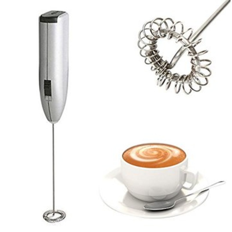 Buy 4pcs Automatic Milk Frother Electric Handhold Stainless Steel Mini Coffee Milk Mixer Foamer 0605