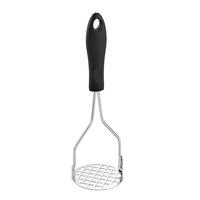 4Pcs Household Stainless Steel Potato Masher With Fine Grid Non-stick Fruit And Vegetable Crusher Potato Mud Press Kitchen Tool #LR3
