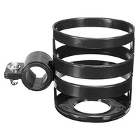 4PCS Round Plastic Accessories Bicycle Water Bottles RackBottles Rack(Black)