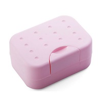 4Pcs Bath Shower Holder Dish Hiking Container Soap Box Leaf Shape Case Travel Simple Cleaning Home Organizer