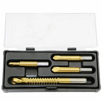 4Pcs Titanium Coated Damaged Screw Extractor Bolt Broken Remover
