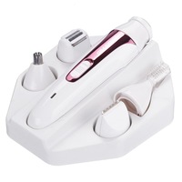 5 In 1 Usb Women Lady Epilator Shaver Trimmer Kit Wet and Dry Arm Leg Body Hair Remover