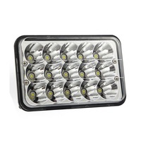 5 Inch 4X6 H4 15W Dc 9-30V 1500Lm Ip67 Car Truck Off-Road Vehicle Led Work Lights / Headlight With 15Leds Lamps