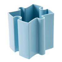 5 Pcs Desk Table Splicable Storage Baskets Box Case For Bathroom Home Office Blue Colour