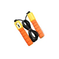 5 Pcs Jump Ropes With Counter Sports Fitness Adjustable Fast Speed Counting Skipping Wire(Orange)