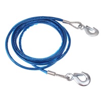 5 Tons Steel Vehicle Towing Cable Rope, Length: 4m(Blue)