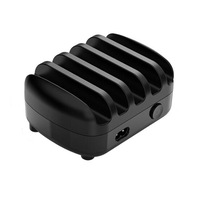 5 Usb Ports Smart Charging Station With Phone and Tablet Stand