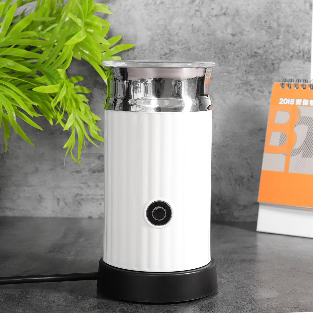 500W Electric Warm Milk Frother Automatic Home Coffee Foaming Maker Machine Milk Blender