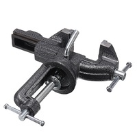 50Mm Upgraded 360 Degree Swivel Clamp Base Vise Woodworking Table Top Clamp Vice With Anvil