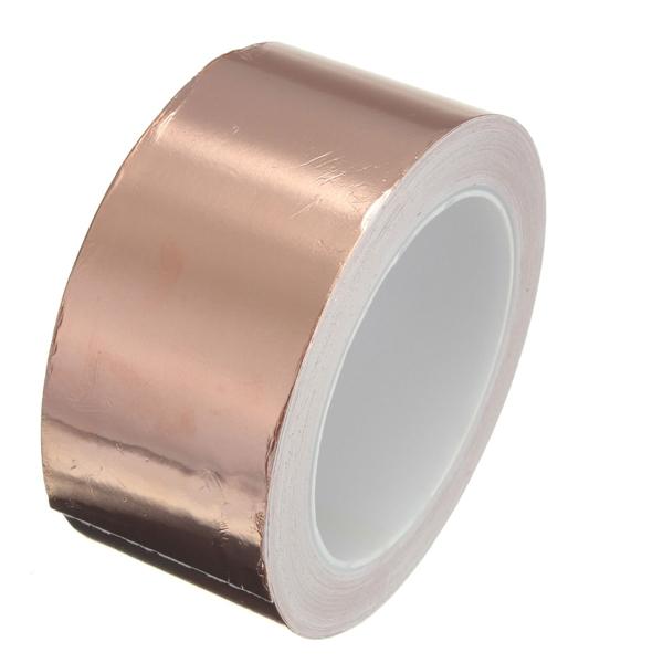 50Mmx50M Copper Foil Tape Conductive Shielding Adhesive