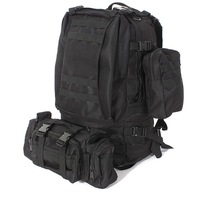 55L Military Tactical Army Backpack Rucksack Camping Hiking Trekking Bag