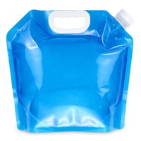 5L Folding Drinking Container Storage Lifting Drink Holder Camping Picnic Water Bag
