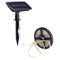 5M Smd2835 Waterproof Solar Powered Led Strip Light For Christmas Outdoor Garden Decor Dc12V